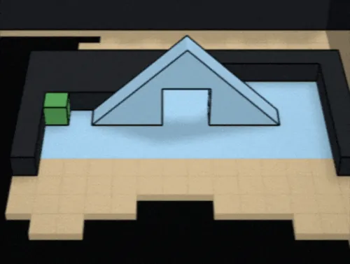 Animated MazeBench authoring tool puzzle preview